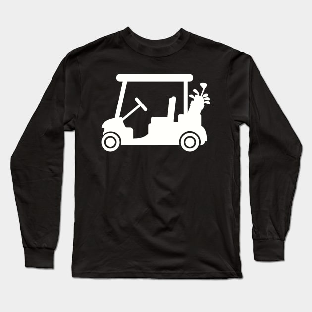 Golf car Long Sleeve T-Shirt by Kristin Renee